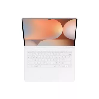 Samsung védőburkolat billentyűzettel és érintőpaddal a Tab S10 Ultra/S9 Ultra fehér színű készülékhez