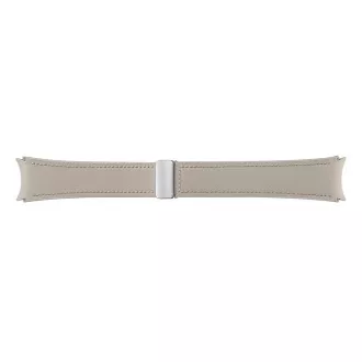 Samsung Eco bőr hibrid szíj hajtókaros csattal (M/L méret) Etoupe