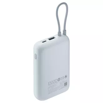 Xiaomi Power Bank 10000mAh (integrált kábel) Jégkék GL Xiaomi Power Bank 10000mAh (integrált kábel) Jégkék GL