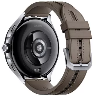 Xiaomi Watch 2 Pro/46mm/ezüst/elegáns szíj/barna