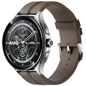 Xiaomi Watch 2 Pro 4G LTE/46mm/ezüst/elegáns szíj/barna - Használt