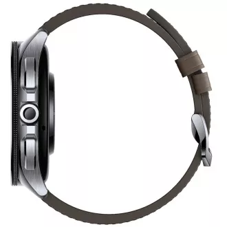 Xiaomi Watch 2 Pro 4G LTE/46mm/ezüst/elegáns szíj/barna
