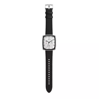 Amazfit Active 2 négyzet alakú/elegáns szíj/fekete