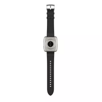 Amazfit Active 2 négyzet alakú/elegáns szíj/fekete