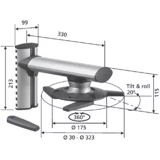 EPW 6565 projektortartó
