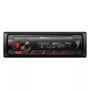 Pioneer MVH-S320BT autórádió USB-vel és Bluetooth-szal, piros