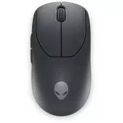 Dell Alienware Pro/Hering/Optikai/jobbkezes/26,000 DPI/Vezeték nélküli vezeték nélküli/Fekete