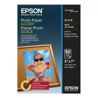 EPSON Fényes 13x18cm-es fényes fotópapír 50 lap