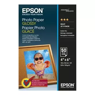 EPSON Fényes fotópapír 10x15cm 50 lap