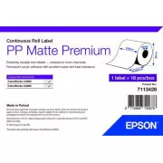 PP Matte Label Premium, Cont. Tekercs, 102mm x 29mm