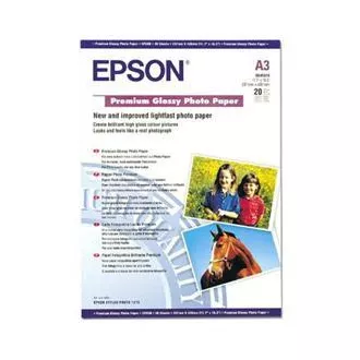 EPSON A3,Prémium fényes fotópapír (20 lap)