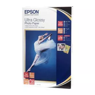EPSON Ultra fényes fotópapír 10x15,300g (20 lap)