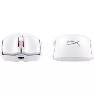HP HyperX Pulsefire Haste 2 Mini/Hering/Optikai/Optikai/Jobbkezes/26,000 DPI/Vezeték nélküli vezeték nélküli/Fehér