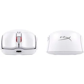 HyperX Pulsefire Haste 2 Mini/Hering/Optikai/Optikai/Jobbkezes/26,000 DPI/Vezeték nélküli/Vezeték nélküli/Fehér