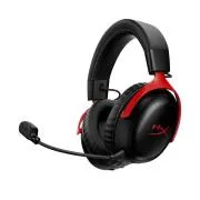 HyperX Cloud III S fejhallgató PC-hez, PS5/4 – fekete/piros