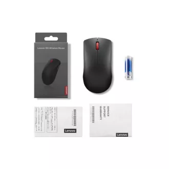 Lenovo 150/Office/Optikai/1,000 DPI/Vezeték nélküli USB/Fekete
