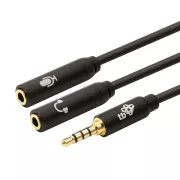 TB Touch Adapter 3,5 mm-es mini jack - 2x3,5 mm-es mini jack M/F