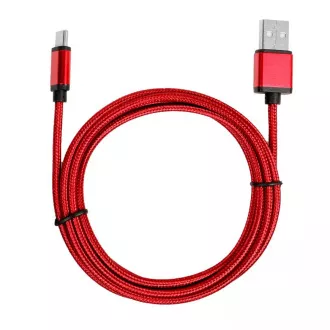 TB Touch kábel USB - USB C 1,5 m rubin színben