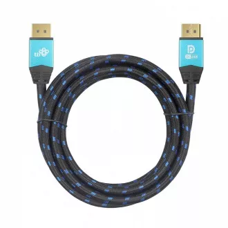 TB fonott DisplayPort 2.1 kábel, 2m