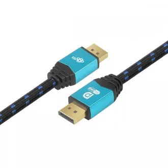 TB fonott DisplayPort 2.1 kábel, 2m