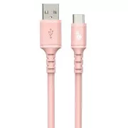 TB Touch USB-A - USB-C, rózsaszín 1m