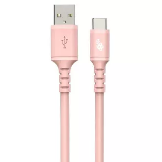 TB Touch USB-A - USB-C, rózsaszín 1m