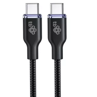 TB USB C - USB C 60W Glamour kábel 1,5m fekete