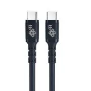 TB USB C - USB C 60W zselés kábel 1m fekete