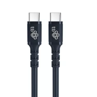 TB USB C - USB C 60W zselés kábel 1m fekete