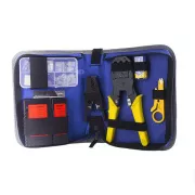 W-Star hálózati szerszámkészlet WSNF1206, 9db krimpelő fogó, rj45 teszter, trimmer, UTP