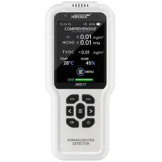 W-Star levegőminőség-monitor WSJMS17, TVOC, HCHO, hőmérséklet, páratartalom, naplózás