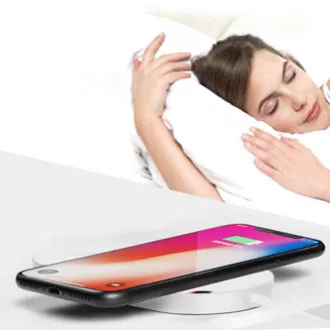 2in1 vezeték nélküli töltő, telefonhoz és Apple Watch-hoz, fehér, 5V, 10W, Qi 2in1 vezeték nélküli töltő, telefonhoz és Apple Watch-hoz, fehér, 5V, 10W, Qi