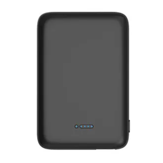 Powerton, power bank vezeték nélküli töltéssel, Li-Pol, 5V, telefon/tablet töltés, WBP5, 5000mAh, tapadókorongok a telefonra való felragasztáshoz, és a telefonra való felragasztáshoz. Powerton, power bank vezeték nélküli töltéssel, Li-Pol, 5V, telefon/tablet töltés, WBP5, 5000mAh, tapadókorongok a telefonra való felragasztáshoz, és a telefonra való felragasztáshoz.