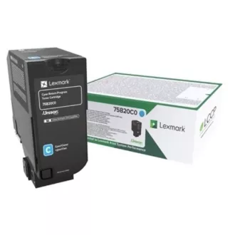 Lexmark 75B20C0 - toner, cyan (azúrkék)