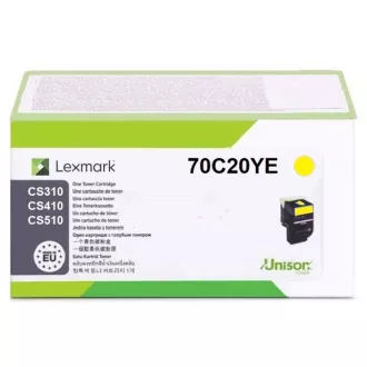 Lexmark 70C20YE - toner, yellow (sárga)