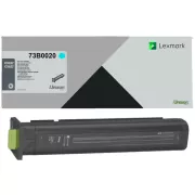 Lexmark 73B0020 - toner, cyan (azúrkék)