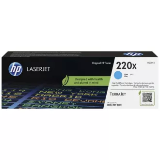 HP 220X (W2201X) - toner, cyan (azúrkék)