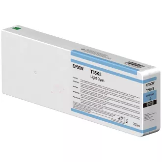 Epson C13T55K500 - patron, light cyan (világos azúrkék)