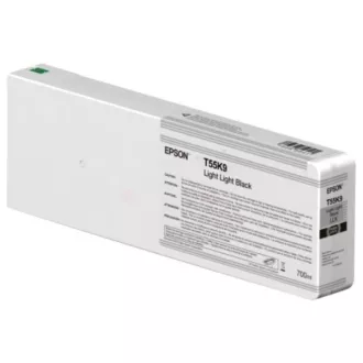Epson C13T55K900 - patron, light light black (világos világos fekete)
