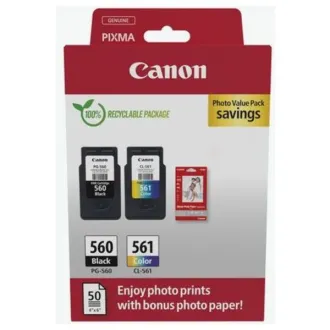 Canon PG-560 (3713C008) - patron, black + color (fekete + színes)