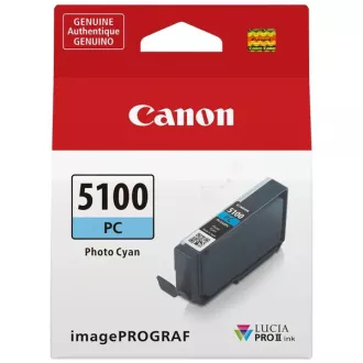 Canon PFI-5100 (6956C001) - patron, photo cyan (foto azúrkék)