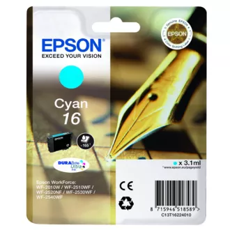 Epson T1622 (C13T16224022) - patron, cyan (azúrkék)