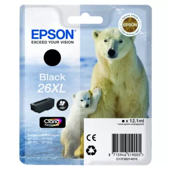 Epson T2621 (C13T26214022) - patron, black (fekete) Epson T2621 (C13T26214022) - patron, black (fekete)
