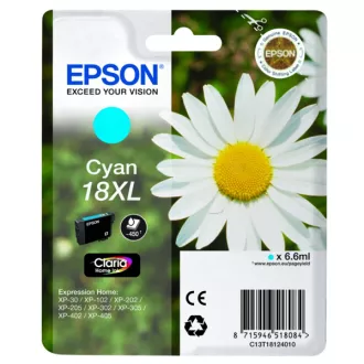 Epson T1812 (C13T18124022) - patron, cyan (azúrkék)