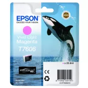 Epson T7606 (C13T76064N10) - patron, light magenta (világos magenta)