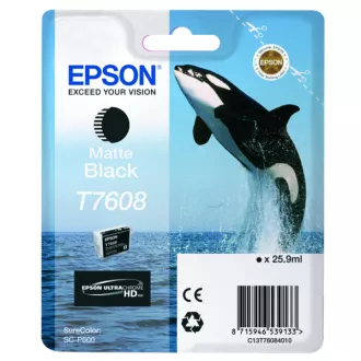 Epson T7608 (C13T76084N10) - patron, matt black (matt fekete)