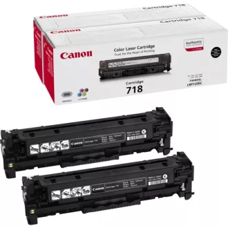 Canon 718 (2662B005) - toner, black (fekete ) 2db