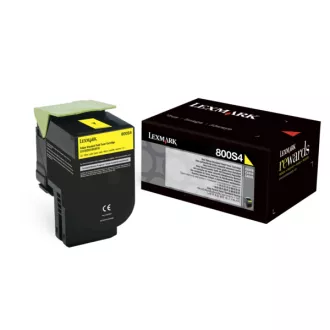 Lexmark 80C0S40 - toner, yellow (sárga) Lexmark 80C0S40 - toner, yellow (sárga)