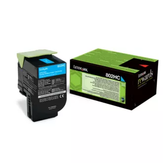 Lexmark 80C2HCE - toner, cyan (azúrkék) Lexmark 80C2HCE - toner, cyan (azúrkék)