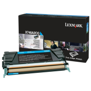 Lexmark X746A2CG - toner, cyan (azúrkék)